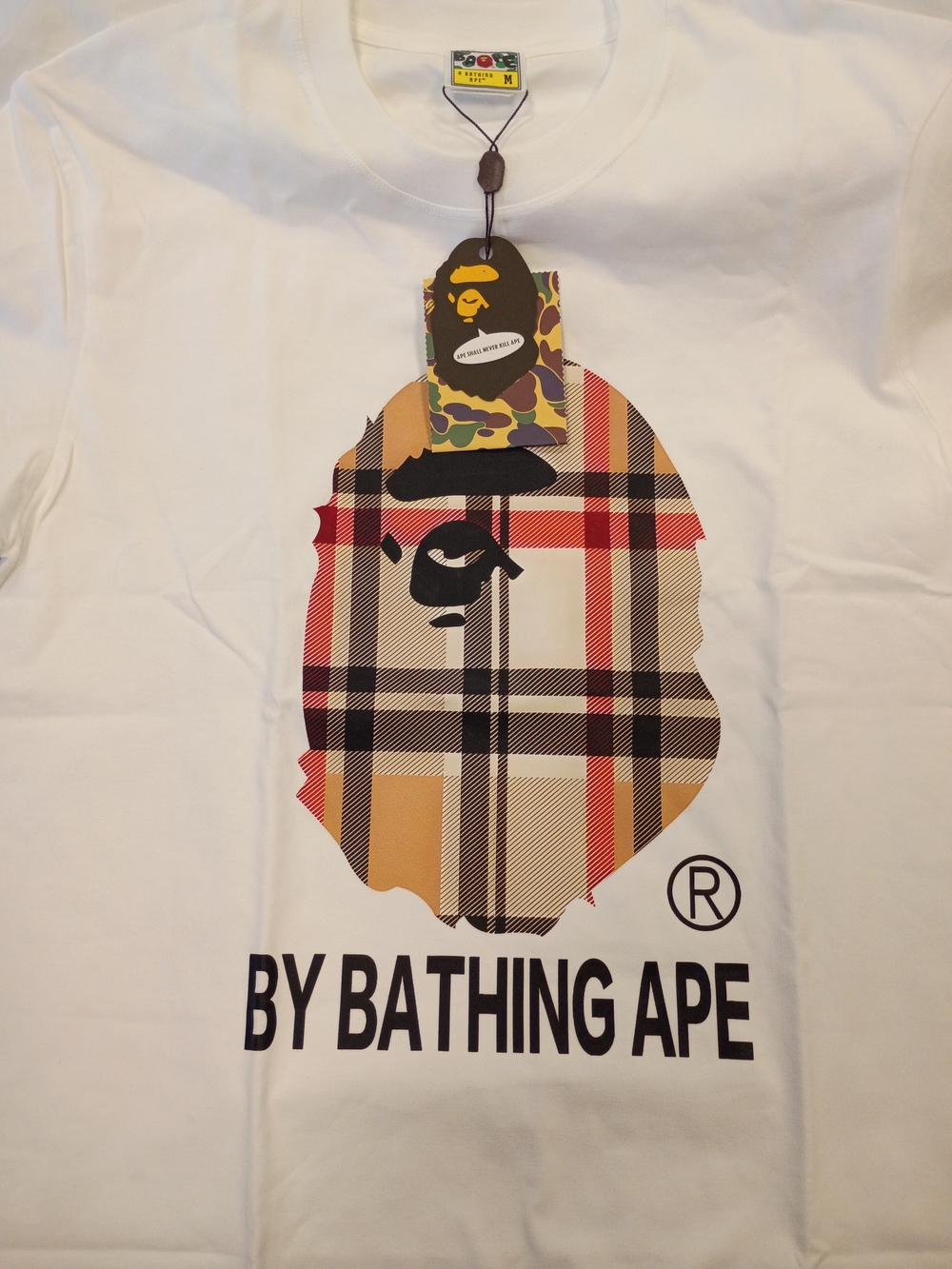 🆕 Bape Short Sleeve Tee - Size Medium